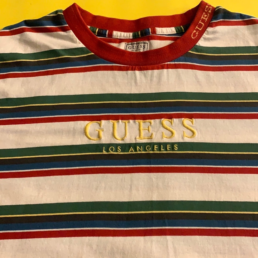 GUESS L.A. STRIPED T SHIRT